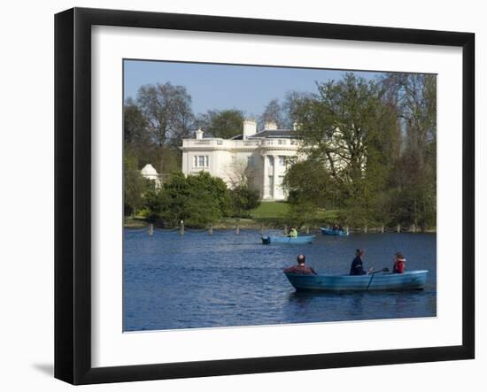 Boating Lake, Regent's Park, London, England, United Kingdom, Europe-Ethel Davies-Framed Photographic Print