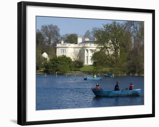 Boating Lake, Regent's Park, London, England, United Kingdom, Europe-Ethel Davies-Framed Photographic Print