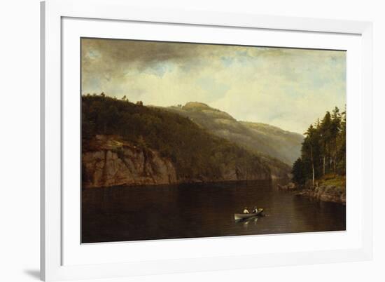 Boating on Lake George, 1870-David Johnson-Framed Giclee Print