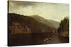 Boating on Lake George, 1870-David Johnson-Stretched Canvas