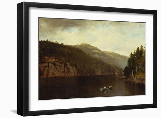 Boating on Lake George, 1870-David Johnson-Framed Giclee Print