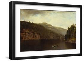 Boating on Lake George, 1870-David Johnson-Framed Giclee Print