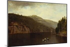 Boating on Lake George, 1870-David Johnson-Mounted Giclee Print