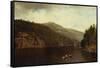 Boating on Lake George, 1870-David Johnson-Framed Stretched Canvas