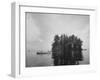 Boating on Sebago Lake Past "Keepsake" Island-Peter Stackpole-Framed Photographic Print