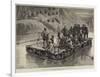 Boating on the Cabul River, Visit to the Caves at Chicknour-William Heysham Overend-Framed Giclee Print