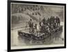 Boating on the Cabul River, Visit to the Caves at Chicknour-William Heysham Overend-Framed Giclee Print