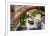 Boating On The Canal In Prague-George Oze-Framed Photographic Print