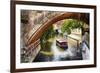 Boating On The Canal In Prague-George Oze-Framed Photographic Print