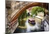 Boating On The Canal In Prague-George Oze-Mounted Photographic Print