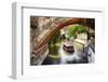 Boating On The Canal In Prague-George Oze-Framed Photographic Print