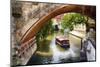 Boating On The Canal In Prague-George Oze-Mounted Photographic Print