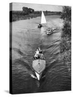 Boating Pleasures-null-Stretched Canvas