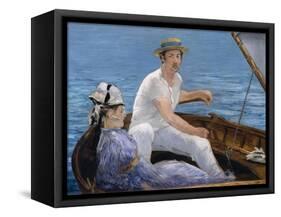 Boating-Édouard Manet-Framed Stretched Canvas