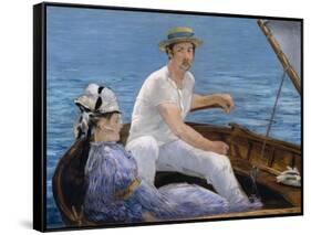 Boating-Édouard Manet-Framed Stretched Canvas