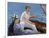 Boating-Édouard Manet-Framed Art Print