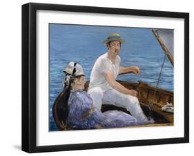 Boating-Édouard Manet-Framed Art Print