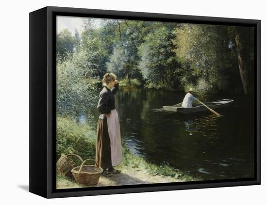 Boating-Leopold-Francois Kowalsky-Framed Stretched Canvas