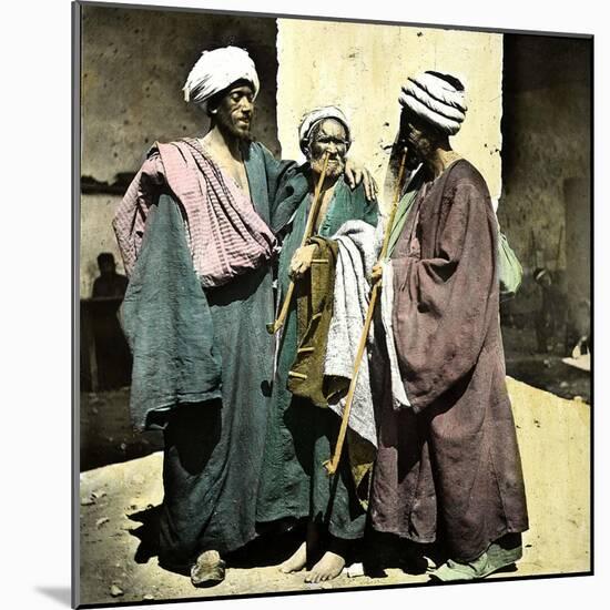 Boatmen of the Nile (Lower Egypt)-Leon, Levy et Fils-Mounted Photographic Print