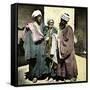 Boatmen of the Nile (Lower Egypt)-Leon, Levy et Fils-Framed Stretched Canvas