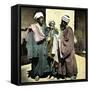 Boatmen of the Nile (Lower Egypt)-Leon, Levy et Fils-Framed Stretched Canvas