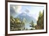 Boatmen on Loch Katrine-John Knox-Framed Giclee Print