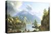 Boatmen on Loch Katrine-John Knox-Stretched Canvas