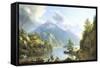 Boatmen on Loch Katrine-John Knox-Framed Stretched Canvas