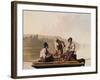 Boatmen on the Missouri-George Caleb Bingham-Framed Giclee Print