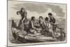 Boatmen on the Neva-null-Mounted Giclee Print