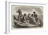 Boatmen on the Neva-null-Framed Giclee Print