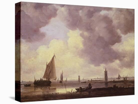 Boats, 1646-Jan Van Goyen-Stretched Canvas
