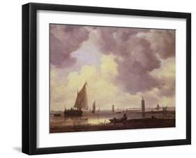 Boats, 1646-Jan Van Goyen-Framed Giclee Print