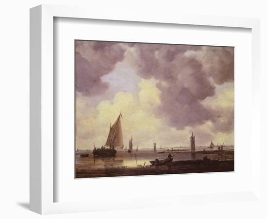 Boats, 1646-Jan Van Goyen-Framed Giclee Print