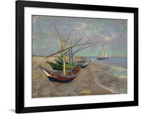 Boats, 1888-Vincent van Gogh-Framed Giclee Print