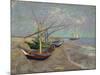 Boats, 1888-Vincent van Gogh-Mounted Giclee Print