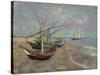 Boats, 1888-Vincent van Gogh-Stretched Canvas
