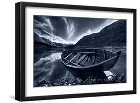 Boats a shadow-Maciej Duczynski-Framed Photographic Print