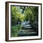 Boats Along Canal, Annecy, Lake Annecy, Rhone Alpes, France, Europe-Stuart Black-Framed Photographic Print