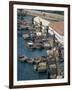 Boats and Barges Along the Waterfront of the Docks in Karachi, Pakistan-Harding Robert-Framed Photographic Print