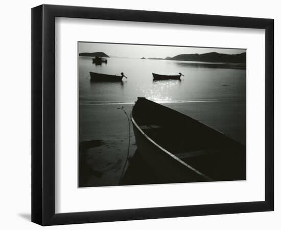 Boats and Bay, Los Angeles Bay, Baja California, 1964-Brett Weston-Framed Photographic Print