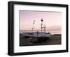 Boats and Beach at Dawn, Aldeburgh, Suffolk, England, United Kingdom-Lee Frost-Framed Photographic Print