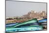 Boats and City Walls, Essaouira, Morocco-Peter Adams-Mounted Photographic Print