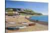 Boats and Cove Cottages, 2006-Liz Wright-Stretched Canvas