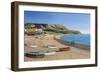 Boats and Cove Cottages, 2006-Liz Wright-Framed Giclee Print