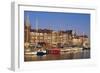 Boats and Harbour, Ostend, Belgium-Jenny Pate-Framed Photographic Print