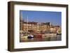 Boats and Harbour, Ostend, Belgium-Jenny Pate-Framed Photographic Print