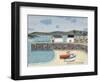 Boats and Harbour-Sophie Harding-Framed Giclee Print