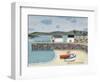 Boats and Harbour-Sophie Harding-Framed Giclee Print