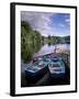 Boats and Lake, Pitlochry, Perth and Kinross, Central Scotland, Scotland, United Kingdom, Europe-Patrick Dieudonne-Framed Photographic Print
